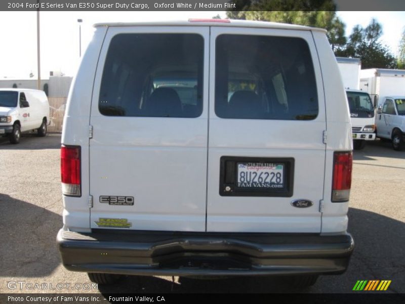 Oxford White / Medium Flint 2004 Ford E Series Van E350 Super Duty Cargo
