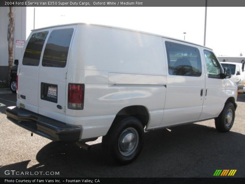 Oxford White / Medium Flint 2004 Ford E Series Van E350 Super Duty Cargo