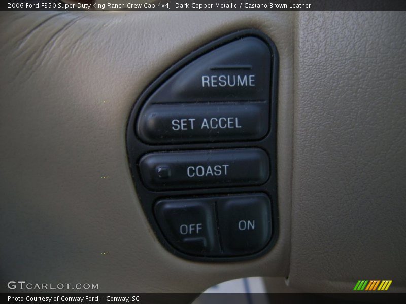 Dark Copper Metallic / Castano Brown Leather 2006 Ford F350 Super Duty King Ranch Crew Cab 4x4