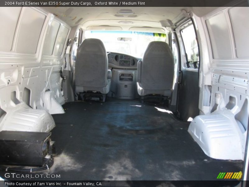 Oxford White / Medium Flint 2004 Ford E Series Van E350 Super Duty Cargo
