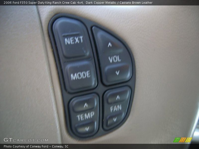 Dark Copper Metallic / Castano Brown Leather 2006 Ford F350 Super Duty King Ranch Crew Cab 4x4