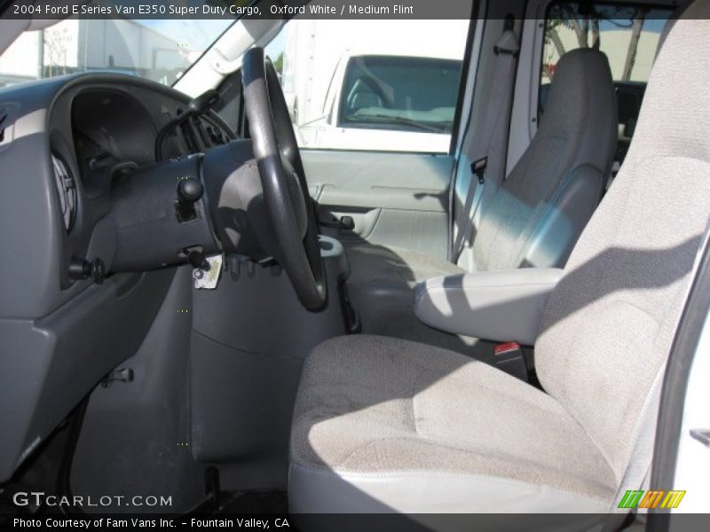 Oxford White / Medium Flint 2004 Ford E Series Van E350 Super Duty Cargo