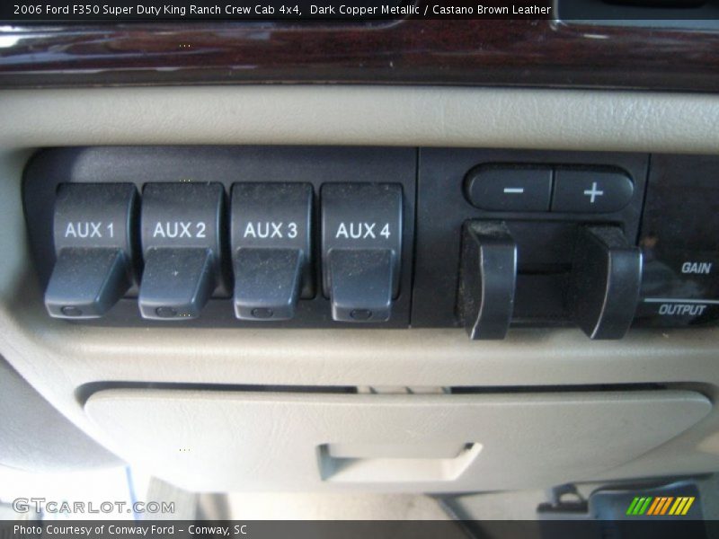 Dark Copper Metallic / Castano Brown Leather 2006 Ford F350 Super Duty King Ranch Crew Cab 4x4