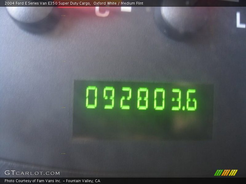 Oxford White / Medium Flint 2004 Ford E Series Van E350 Super Duty Cargo