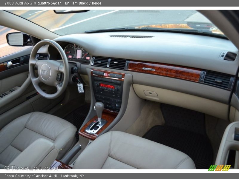 Brilliant Black / Beige 2003 Audi A6 3.0 quattro Sedan