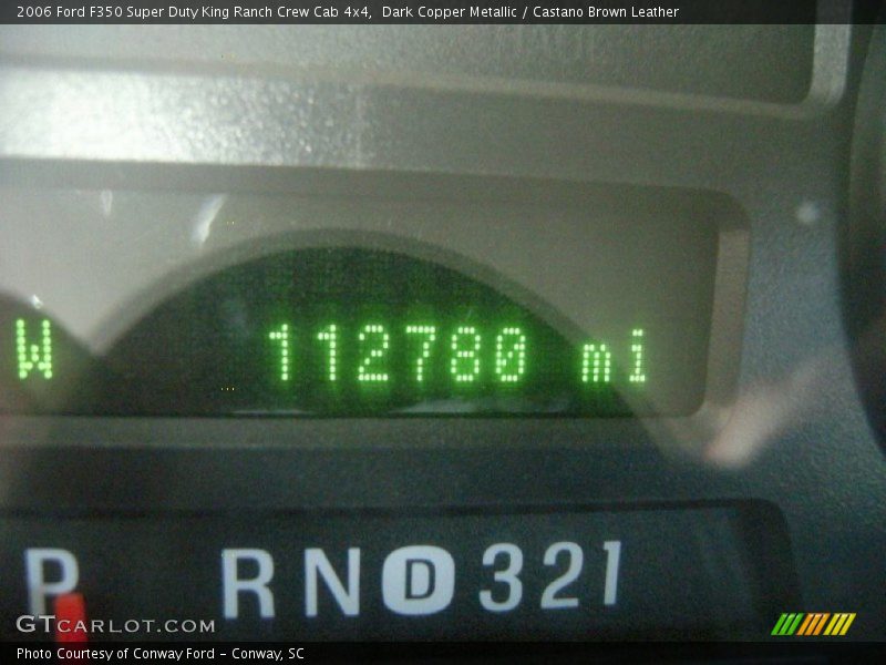 Dark Copper Metallic / Castano Brown Leather 2006 Ford F350 Super Duty King Ranch Crew Cab 4x4