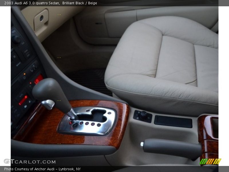 Brilliant Black / Beige 2003 Audi A6 3.0 quattro Sedan
