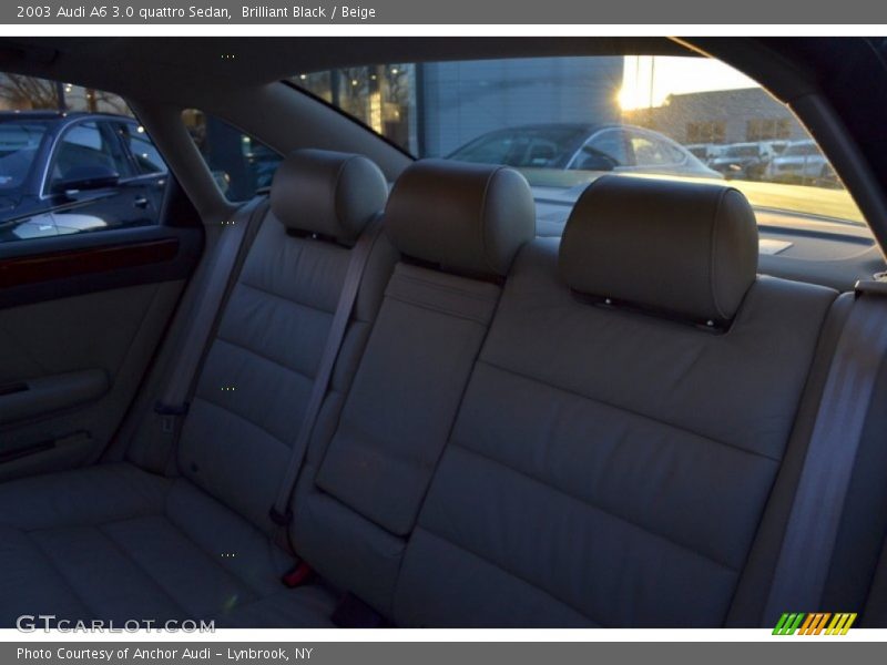 Brilliant Black / Beige 2003 Audi A6 3.0 quattro Sedan