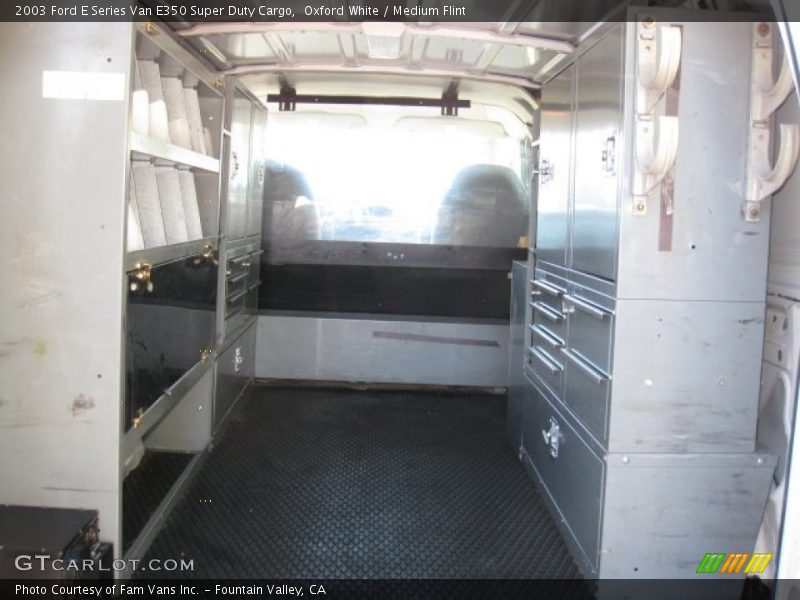 Oxford White / Medium Flint 2003 Ford E Series Van E350 Super Duty Cargo