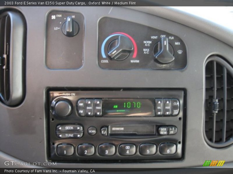 Controls of 2003 E Series Van E350 Super Duty Cargo