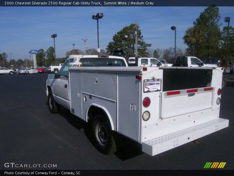Summit White / Medium Gray 2000 Chevrolet Silverado 2500 Regular Cab Utility Truck