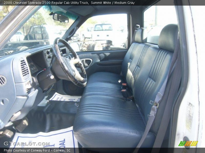  2000 Silverado 2500 Regular Cab Utility Truck Medium Gray Interior