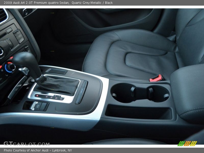 Quartz Grey Metallic / Black 2009 Audi A4 2.0T Premium quattro Sedan