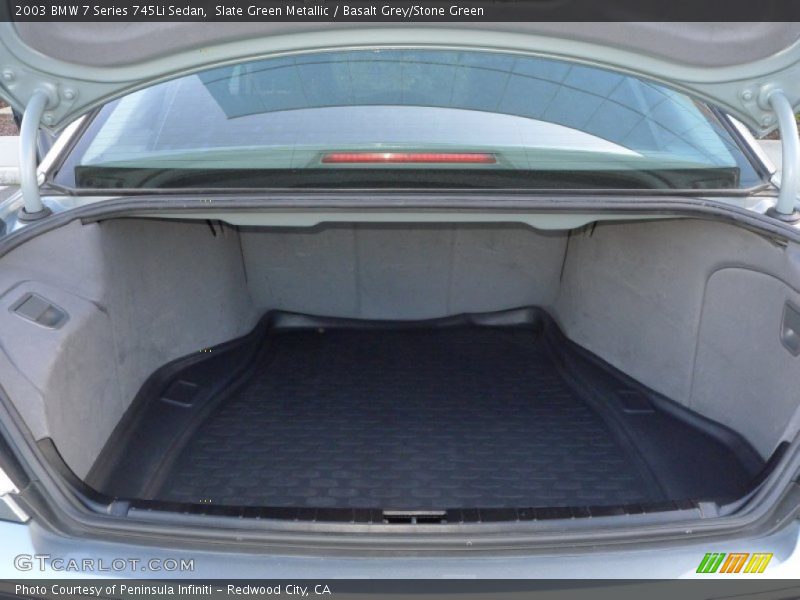 Slate Green Metallic / Basalt Grey/Stone Green 2003 BMW 7 Series 745Li Sedan
