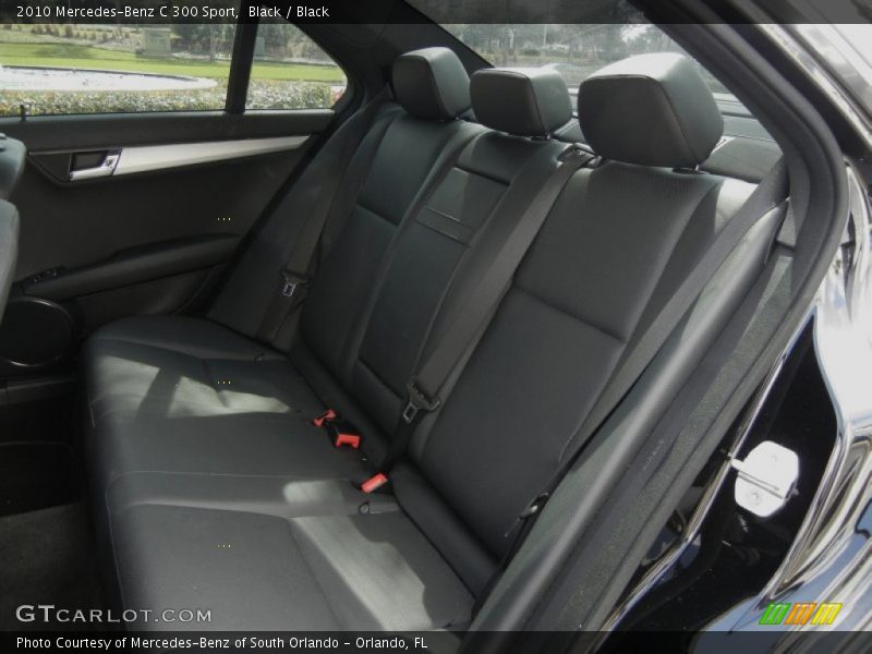 Black / Black 2010 Mercedes-Benz C 300 Sport