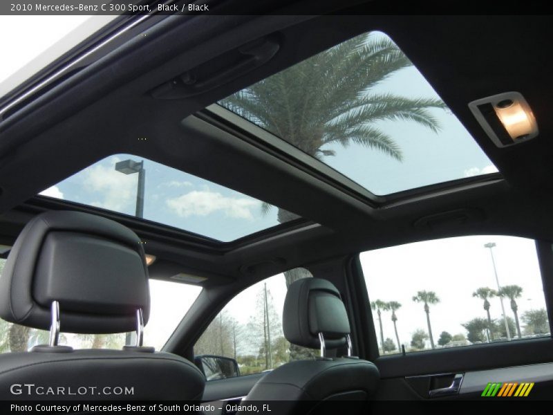 Black / Black 2010 Mercedes-Benz C 300 Sport
