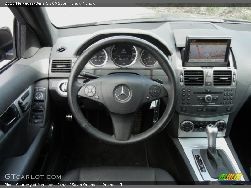 Black / Black 2010 Mercedes-Benz C 300 Sport