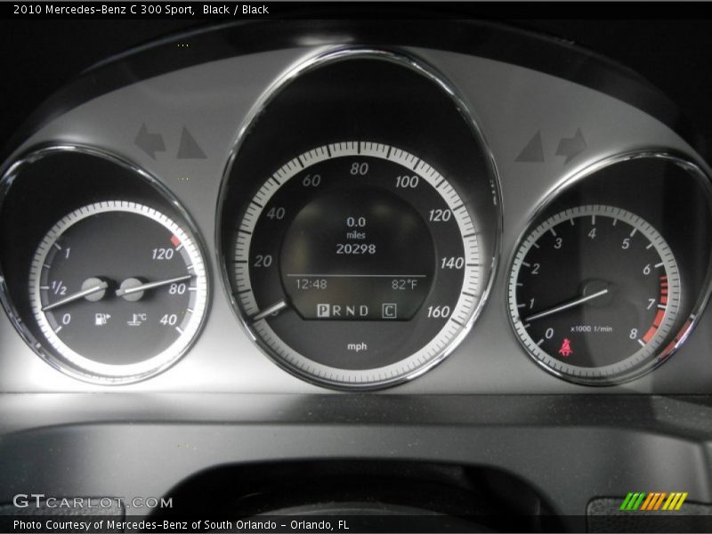 Black / Black 2010 Mercedes-Benz C 300 Sport