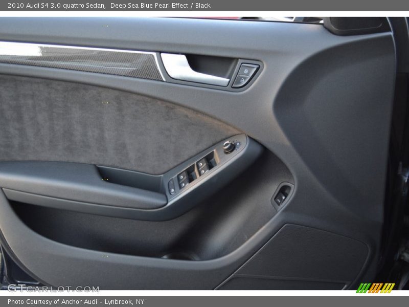 Deep Sea Blue Pearl Effect / Black 2010 Audi S4 3.0 quattro Sedan
