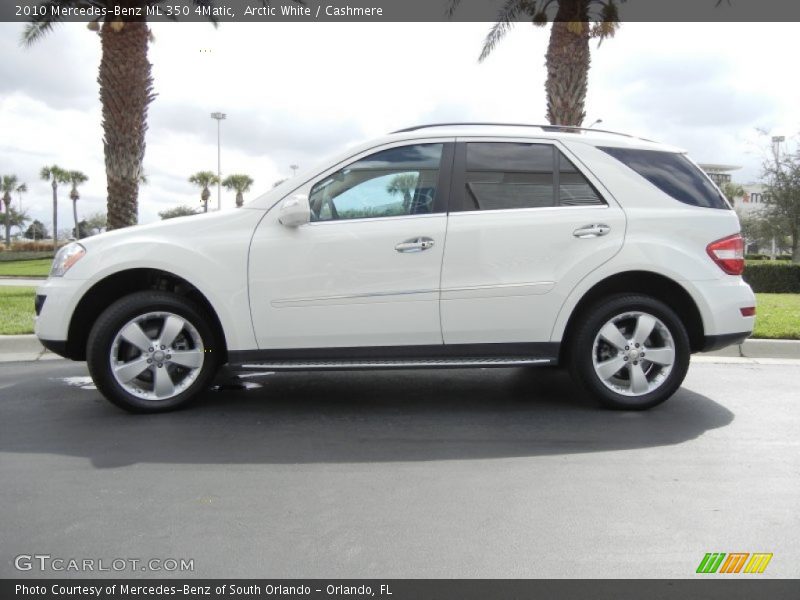 Arctic White / Cashmere 2010 Mercedes-Benz ML 350 4Matic