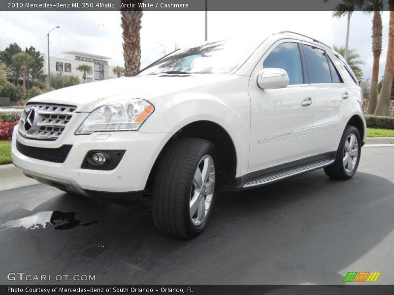 Arctic White / Cashmere 2010 Mercedes-Benz ML 350 4Matic