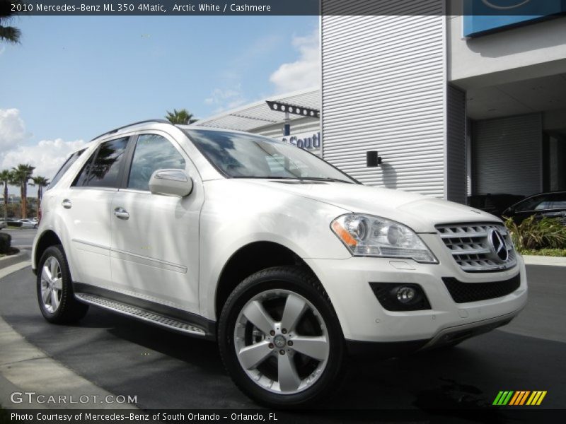 Arctic White / Cashmere 2010 Mercedes-Benz ML 350 4Matic