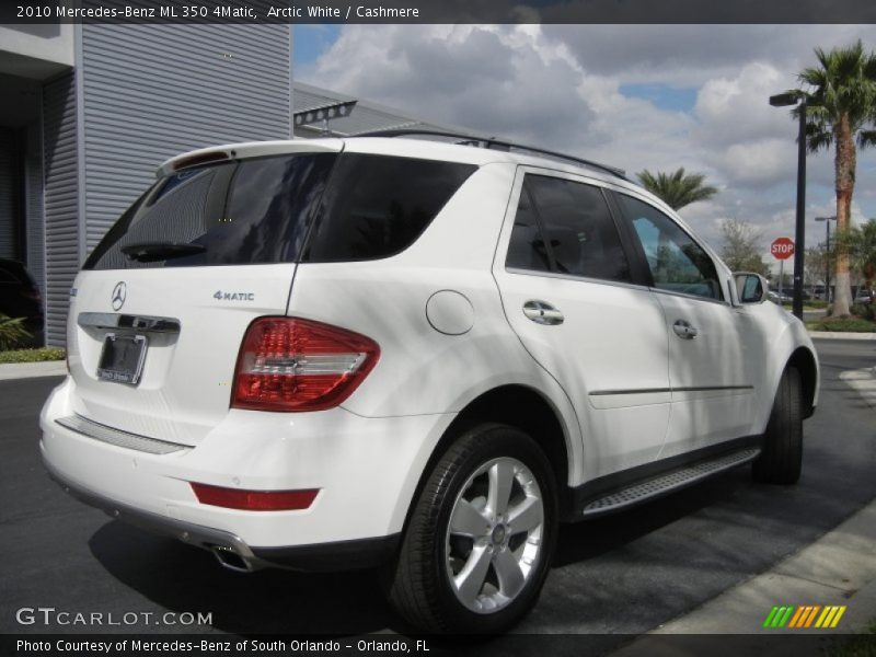 Arctic White / Cashmere 2010 Mercedes-Benz ML 350 4Matic