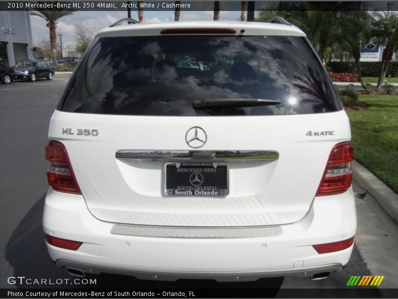 Arctic White / Cashmere 2010 Mercedes-Benz ML 350 4Matic