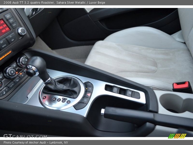 Sahara Silver Metallic / Luxor Beige 2008 Audi TT 3.2 quattro Roadster
