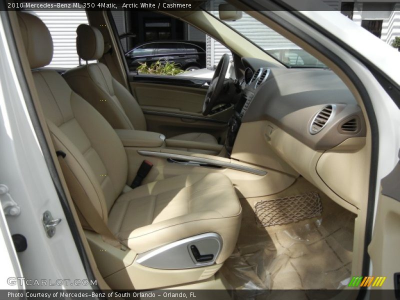 Arctic White / Cashmere 2010 Mercedes-Benz ML 350 4Matic