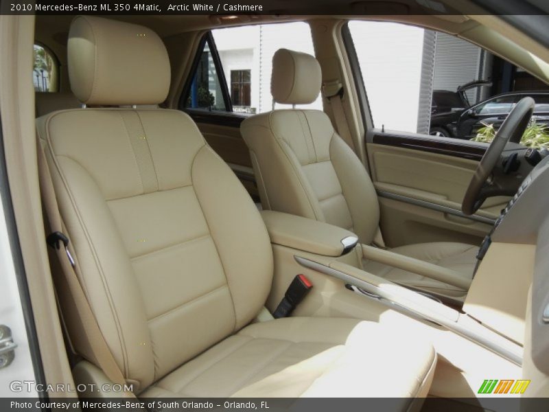 Arctic White / Cashmere 2010 Mercedes-Benz ML 350 4Matic