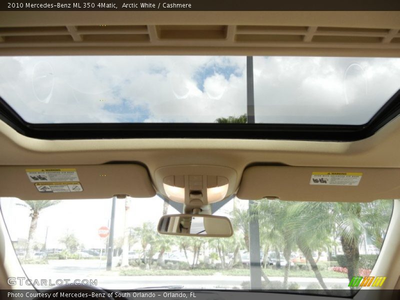 Arctic White / Cashmere 2010 Mercedes-Benz ML 350 4Matic