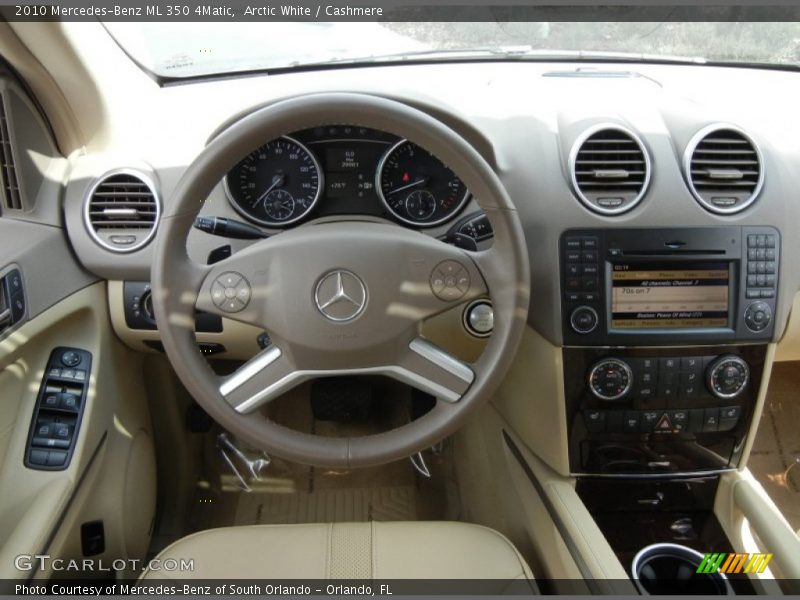 Arctic White / Cashmere 2010 Mercedes-Benz ML 350 4Matic