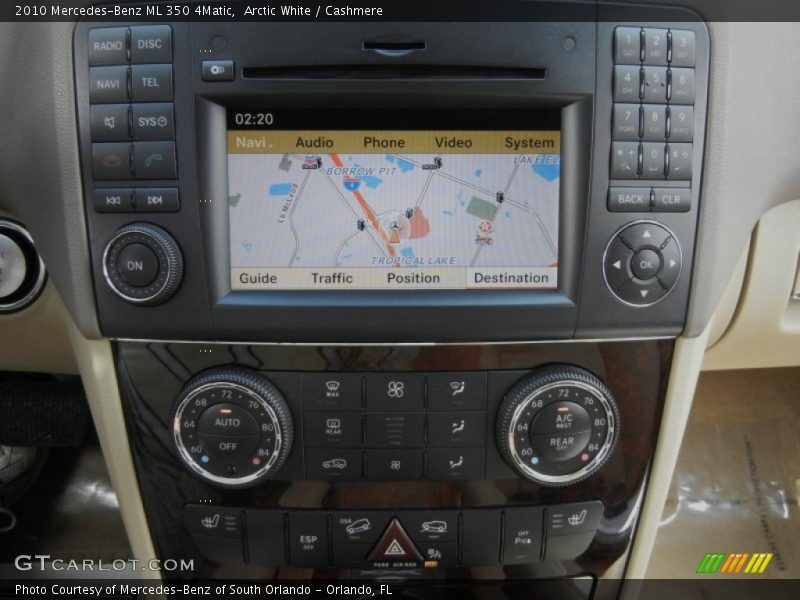 Arctic White / Cashmere 2010 Mercedes-Benz ML 350 4Matic