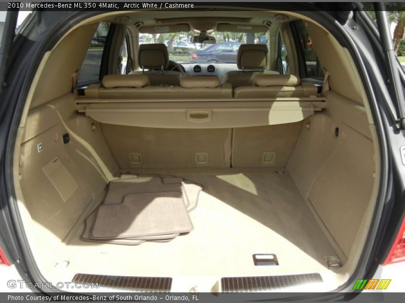 Arctic White / Cashmere 2010 Mercedes-Benz ML 350 4Matic