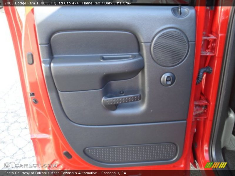 Flame Red / Dark Slate Gray 2003 Dodge Ram 1500 SLT Quad Cab 4x4