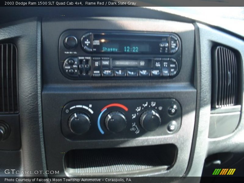 Flame Red / Dark Slate Gray 2003 Dodge Ram 1500 SLT Quad Cab 4x4