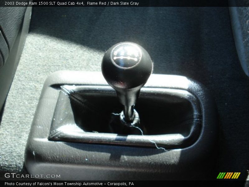 Flame Red / Dark Slate Gray 2003 Dodge Ram 1500 SLT Quad Cab 4x4