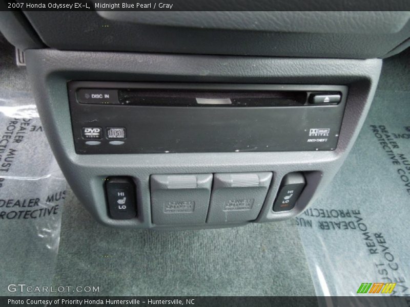 Midnight Blue Pearl / Gray 2007 Honda Odyssey EX-L