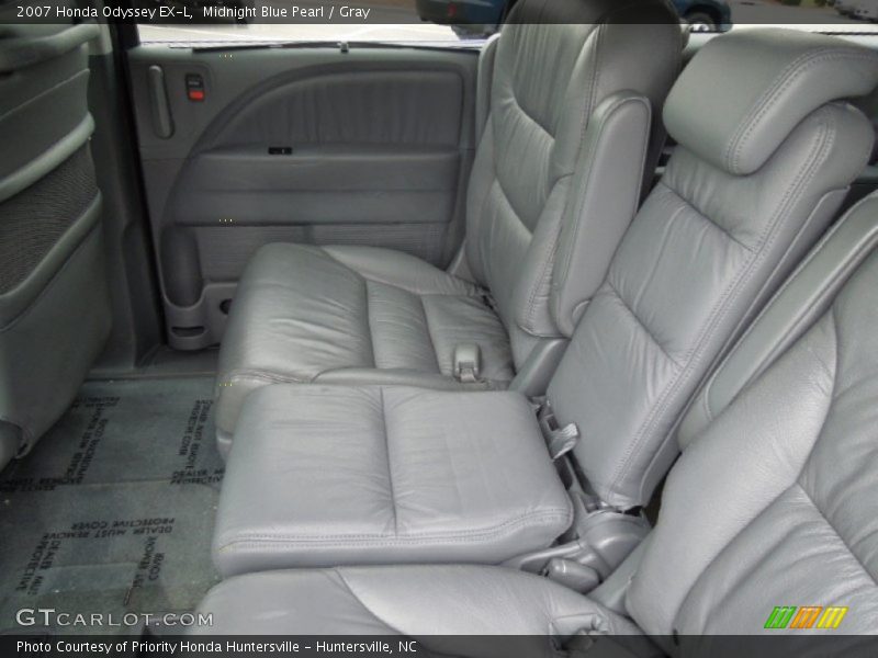 Midnight Blue Pearl / Gray 2007 Honda Odyssey EX-L