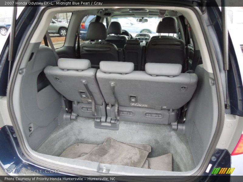 Midnight Blue Pearl / Gray 2007 Honda Odyssey EX-L