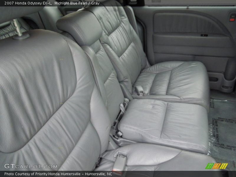 Midnight Blue Pearl / Gray 2007 Honda Odyssey EX-L