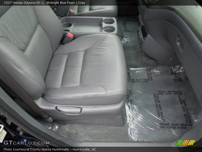 Midnight Blue Pearl / Gray 2007 Honda Odyssey EX-L