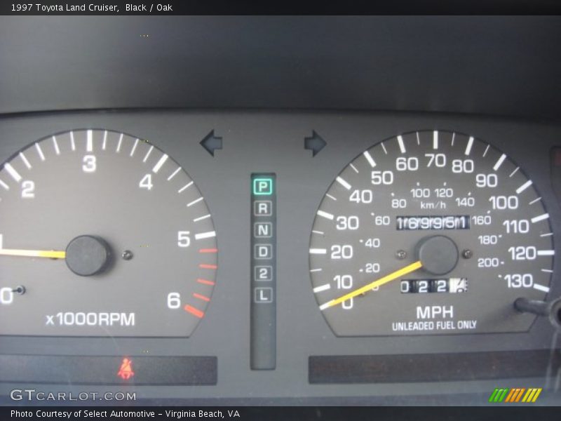 Black / Oak 1997 Toyota Land Cruiser