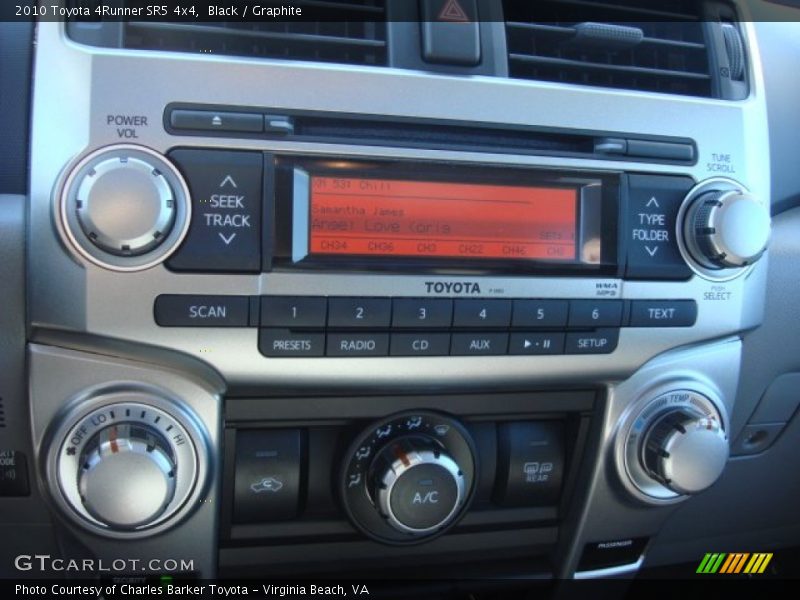 Black / Graphite 2010 Toyota 4Runner SR5 4x4