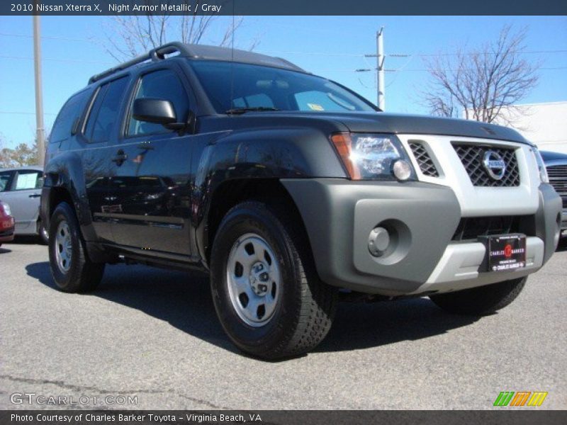 Night Armor Metallic / Gray 2010 Nissan Xterra X