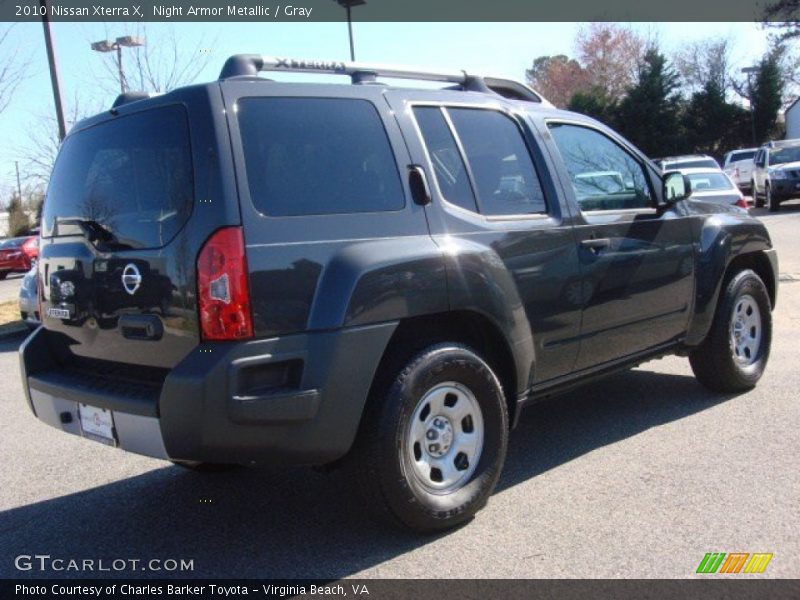 Night Armor Metallic / Gray 2010 Nissan Xterra X