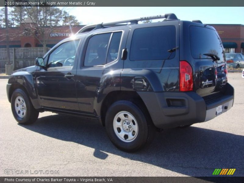 Night Armor Metallic / Gray 2010 Nissan Xterra X