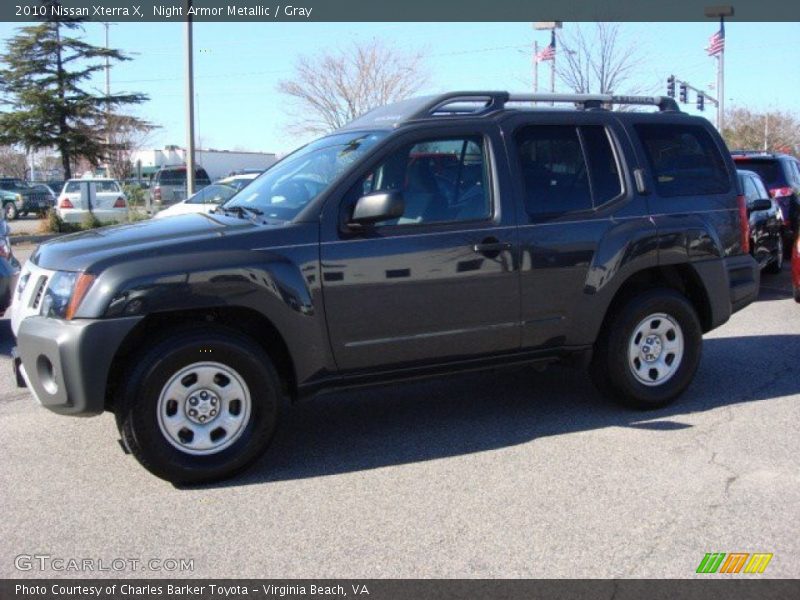 Night Armor Metallic / Gray 2010 Nissan Xterra X