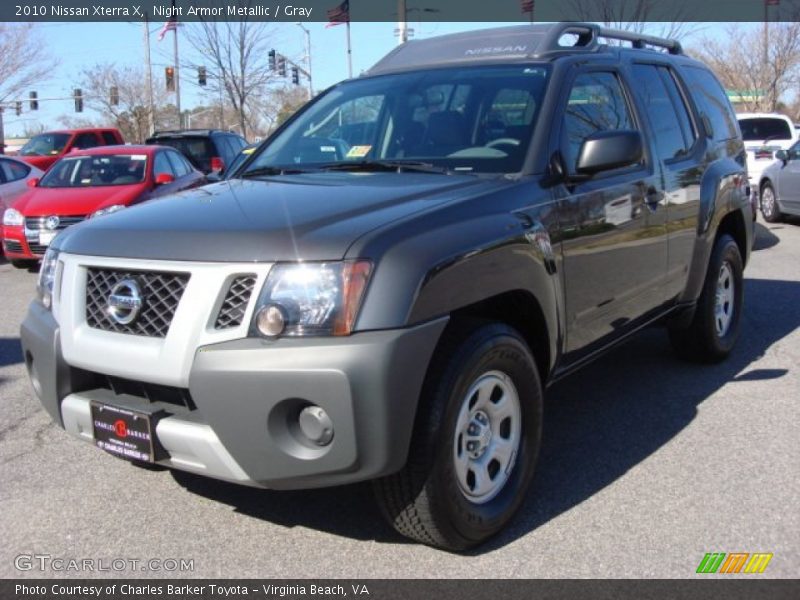 Night Armor Metallic / Gray 2010 Nissan Xterra X